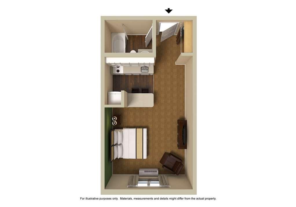 Extended Stay America Select Suites - Chicago - Hanover Park Kamer foto
